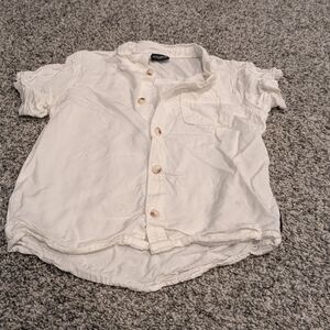 Little Bipsy Ivory Button Down Shirt